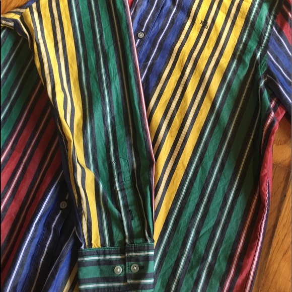 Polo Ralph Lauren Other - Polo Ralph Lauren Y2k Jolly Stripe Button-up Shirt